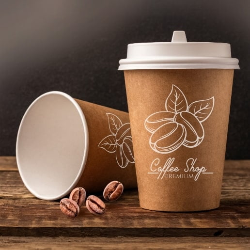 Full-Print Paper Cups